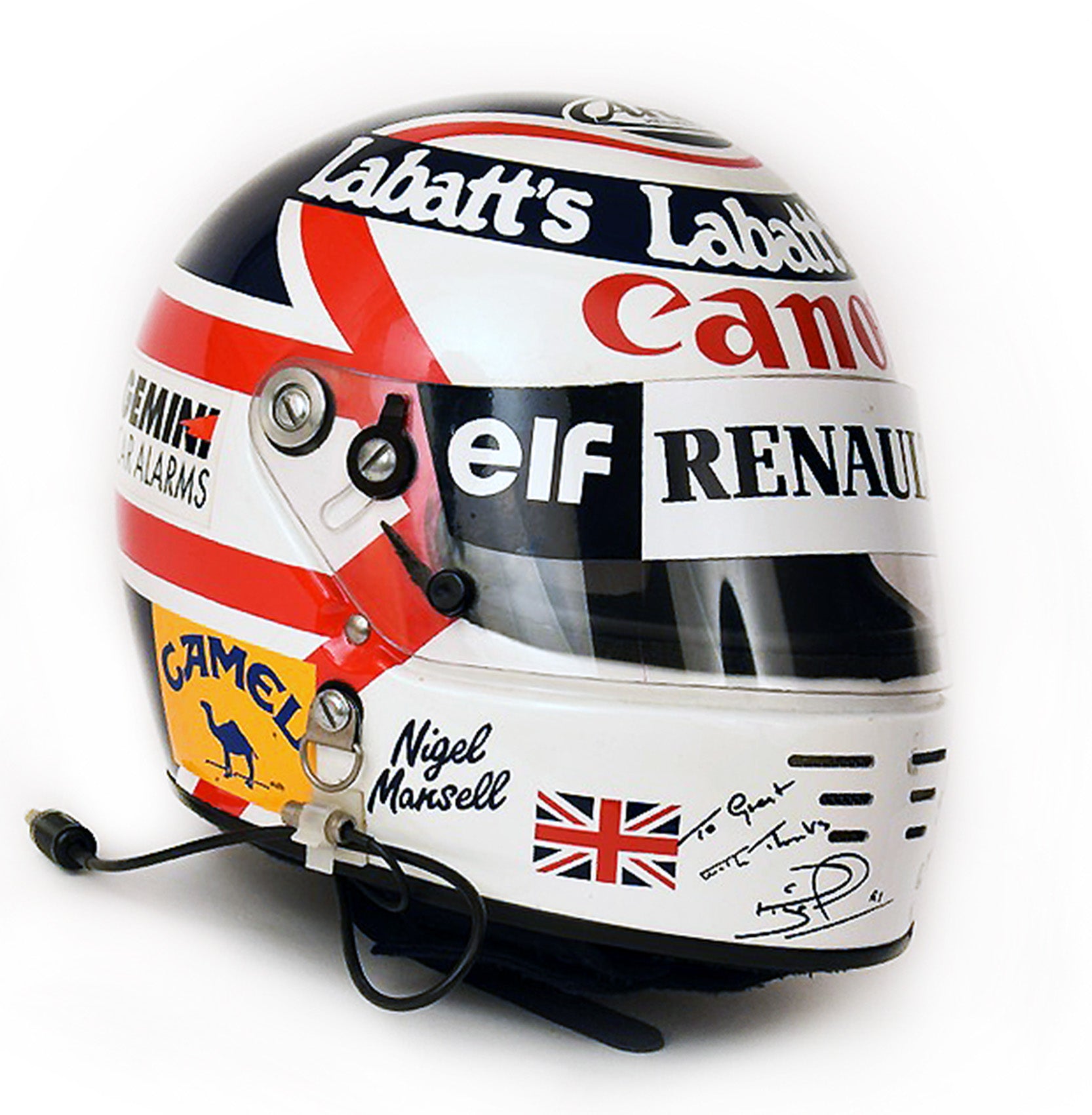 1991 Nigel Mansell Race Winning French Grand Prix F1 Helmet