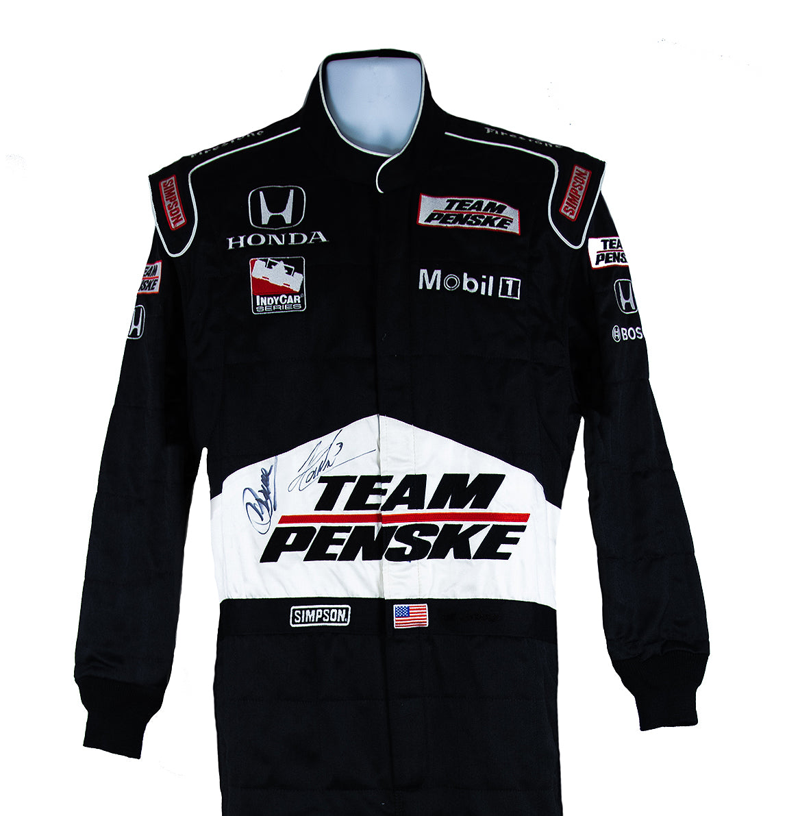 2009 Team Penske Signed Penske/Castroneves Indy 500 Winning Crew Suit