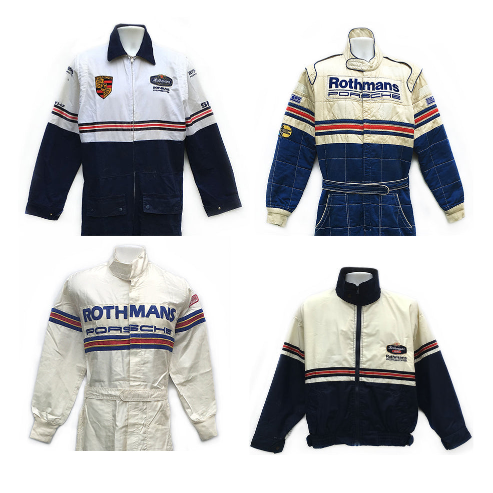 1980’s Rothmans Porsche, Driver and Pit Crew suits