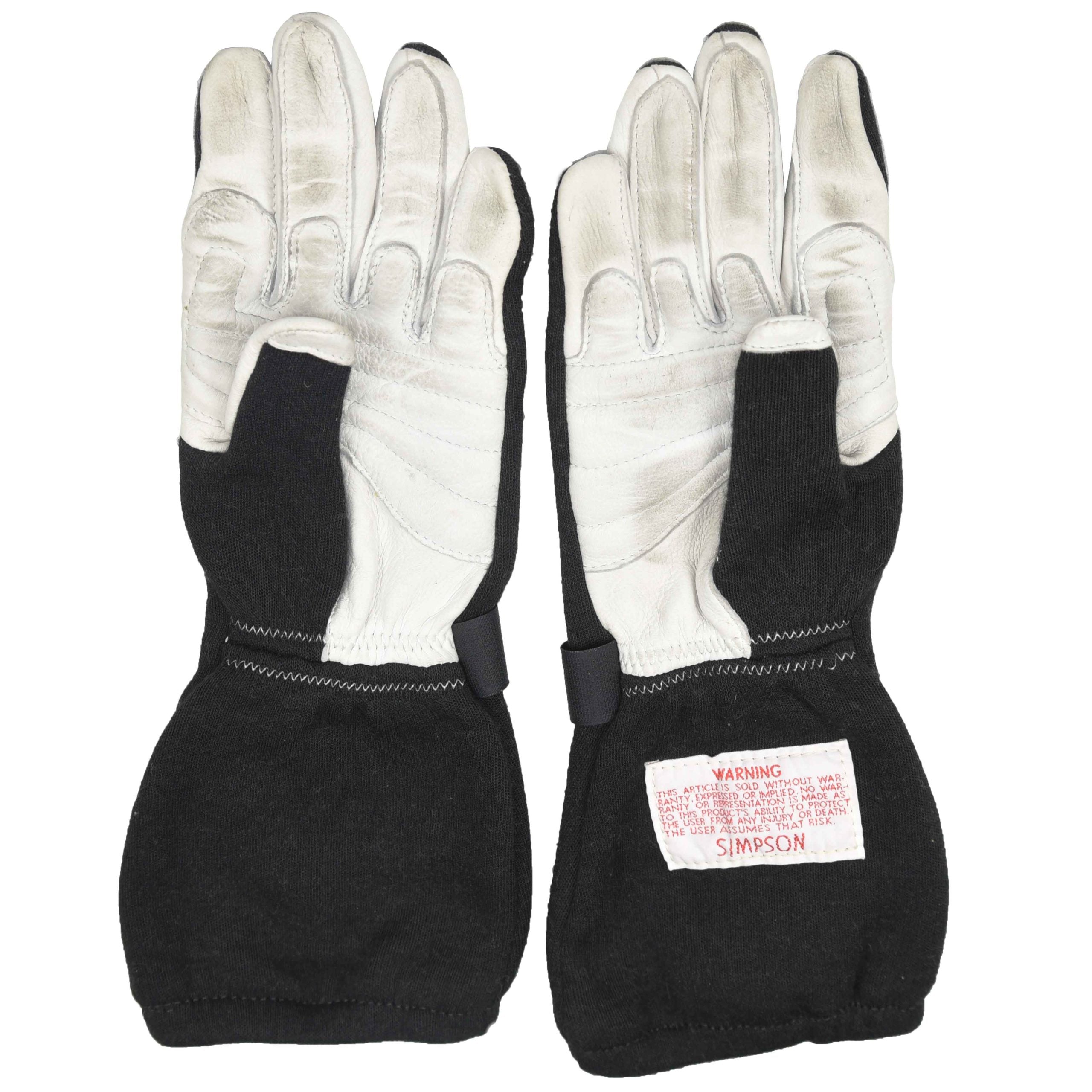 1992 Al Unser Jr Signed Race Used Gallas Racing IndyCar Gloves