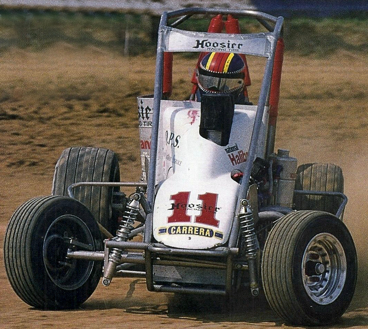 1991 Stevie Reeves Race Used Bell USAC Midgets Helmet