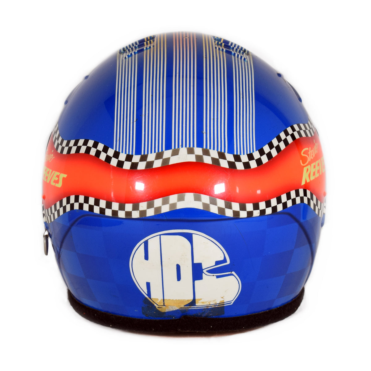 1991 Stevie Reeves Race Used Bell USAC Midgets Helmet