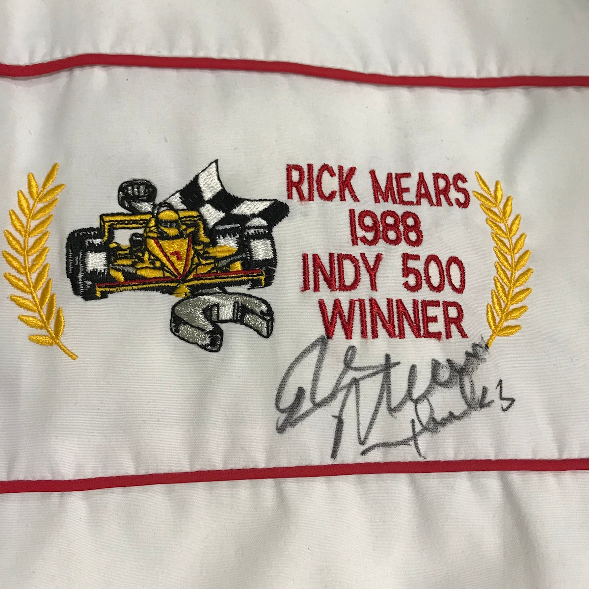 1988 Rick Mears Signed Team Penske Indy 500 IndyCar Jacket