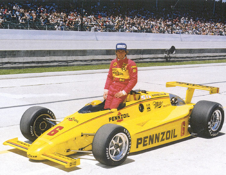 1990 Rick Mears Signed Marlboro Challenge Winning IndyCar Trophy