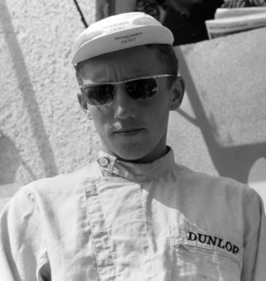 1960's Rolf Stommelen Race Used Dunlop Les Leston Two Piece Racing Suit