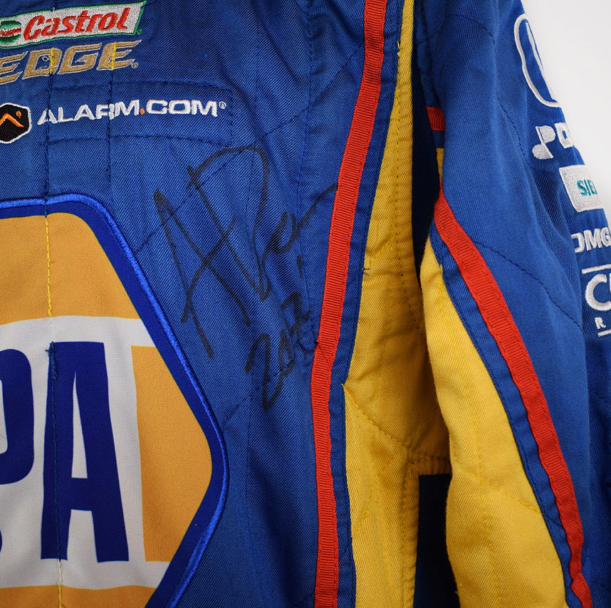 2017 Alexander Rossi, Andretti Autosport, NAPA used suit, signed