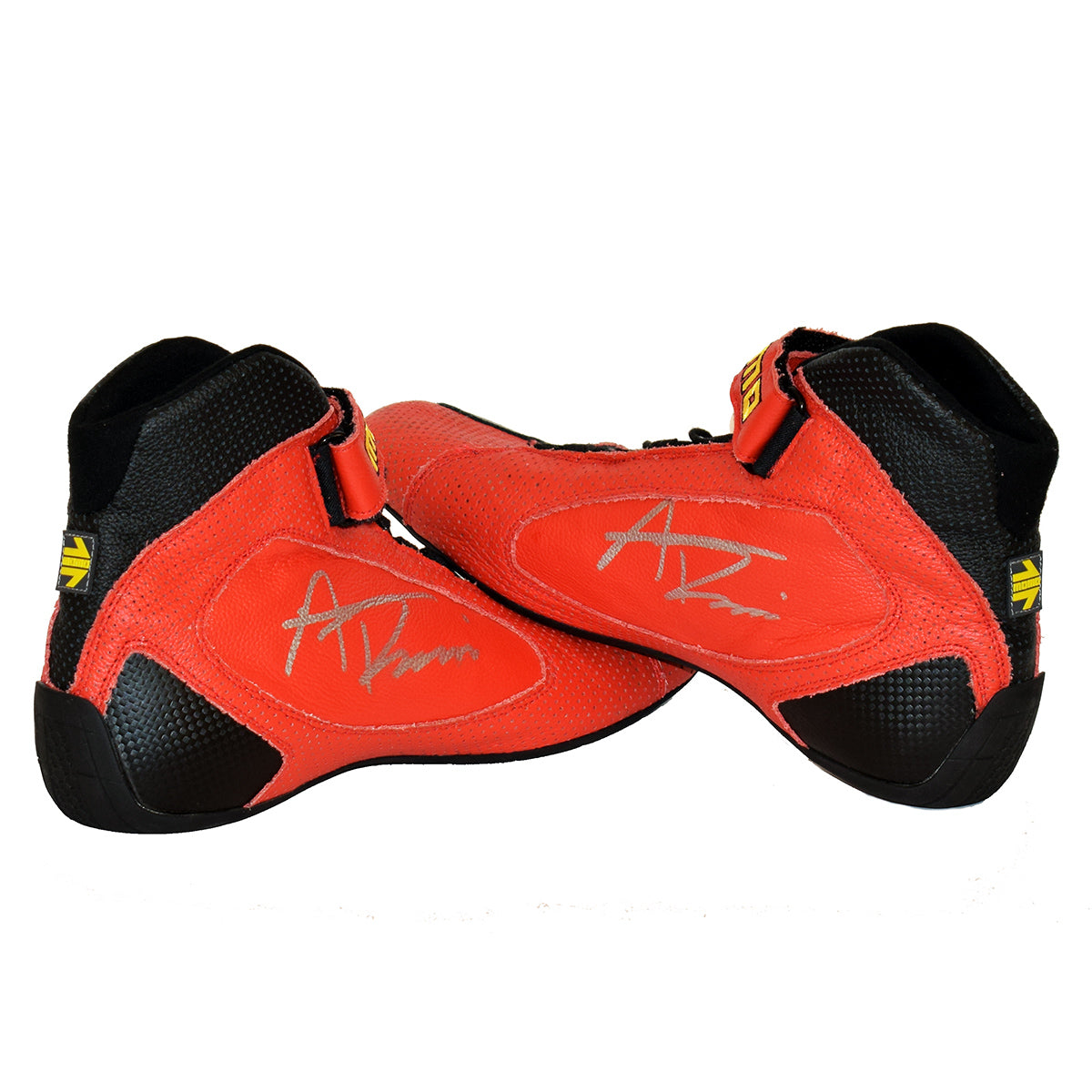 2018 Alexander Rossi Autographed Andretti Autosport Momo St Pete Worn Boots