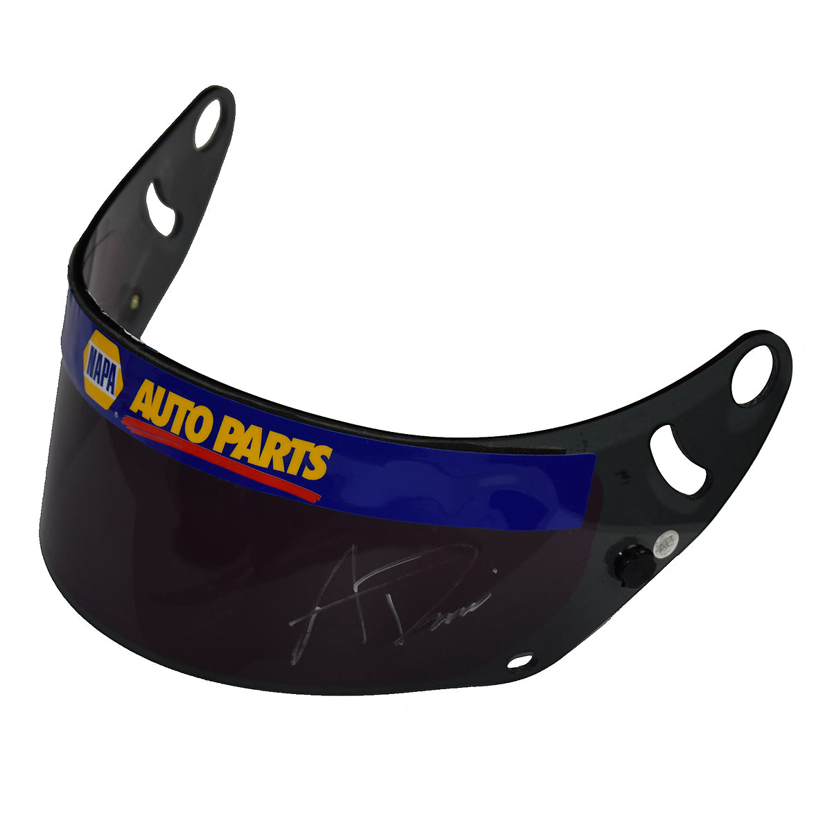 2019 Alexander Rossi Signed Race Used NAPA Andretti Autosport Arai IndyCar Visor