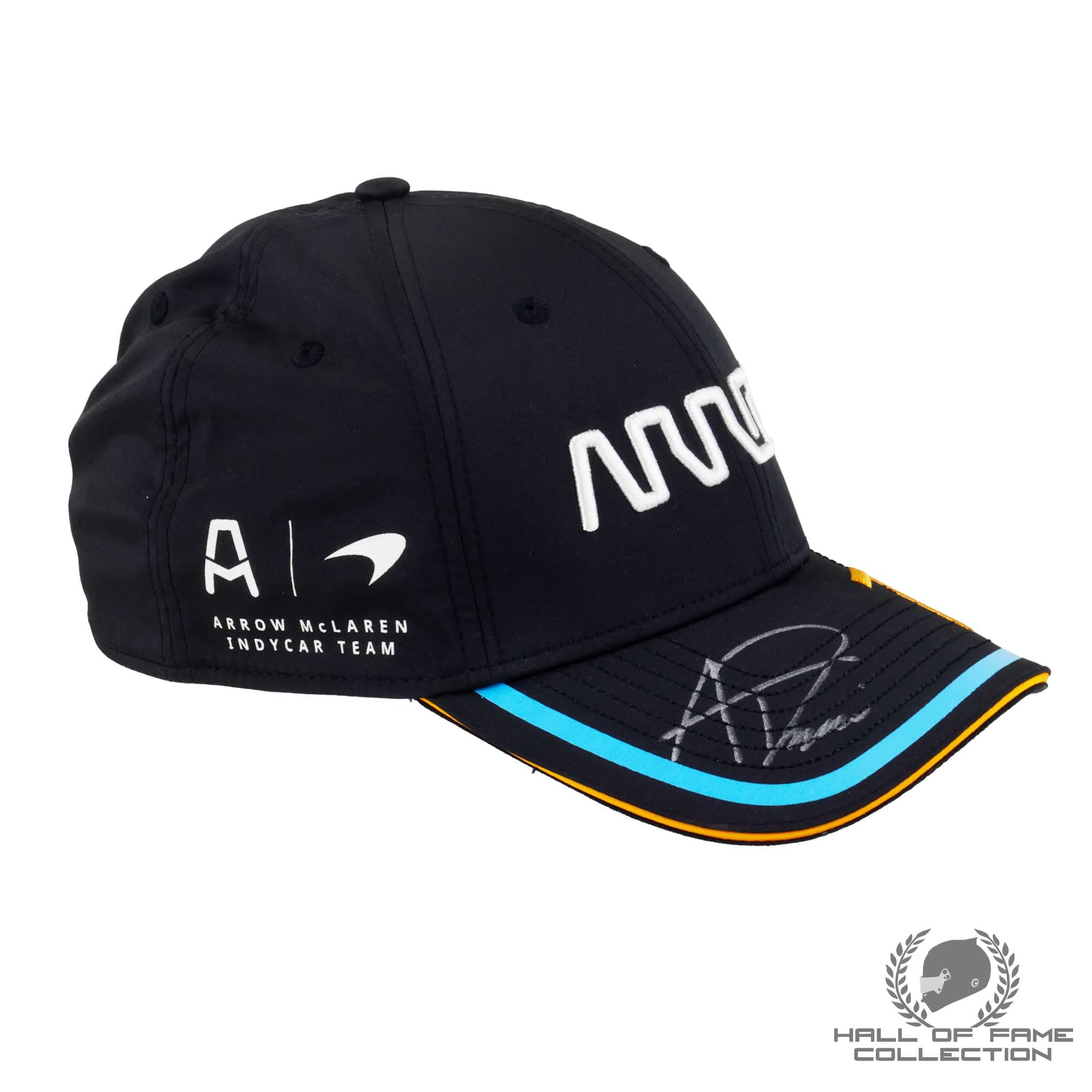 Alexander Rossi Signed Arrow McLaren Driver Worn IndyCar #7 Hat