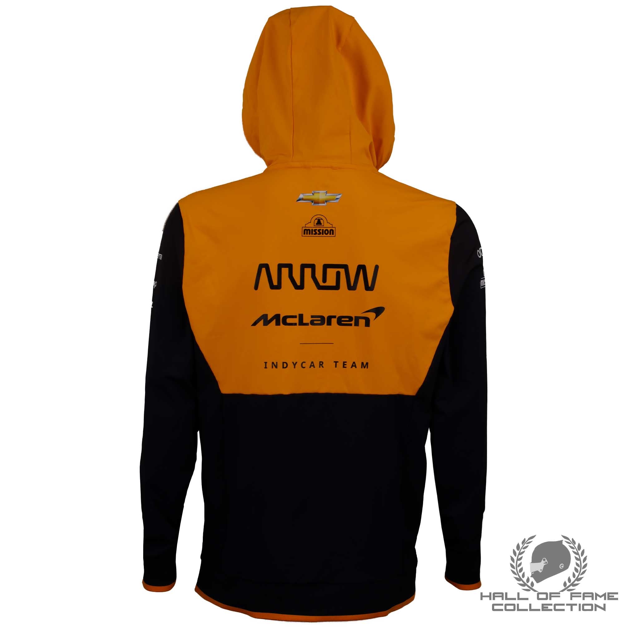 Alexander Rossi Signed Arrow McLaren Driver Worn IndyCar Hoodie Size Medium