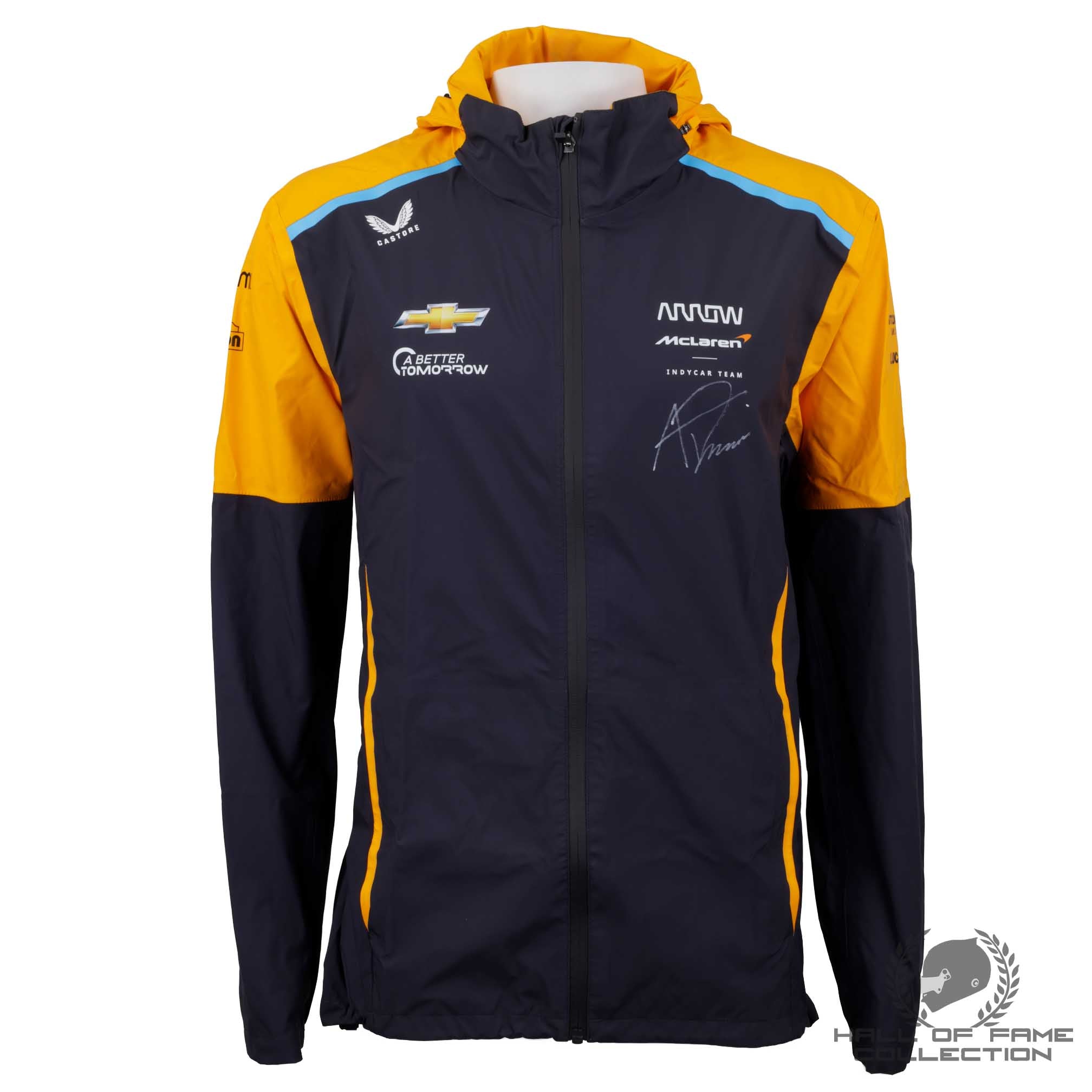 Alexander Rossi Signed Arrow McLaren Driver Worn IndyCar Jacket Size Large