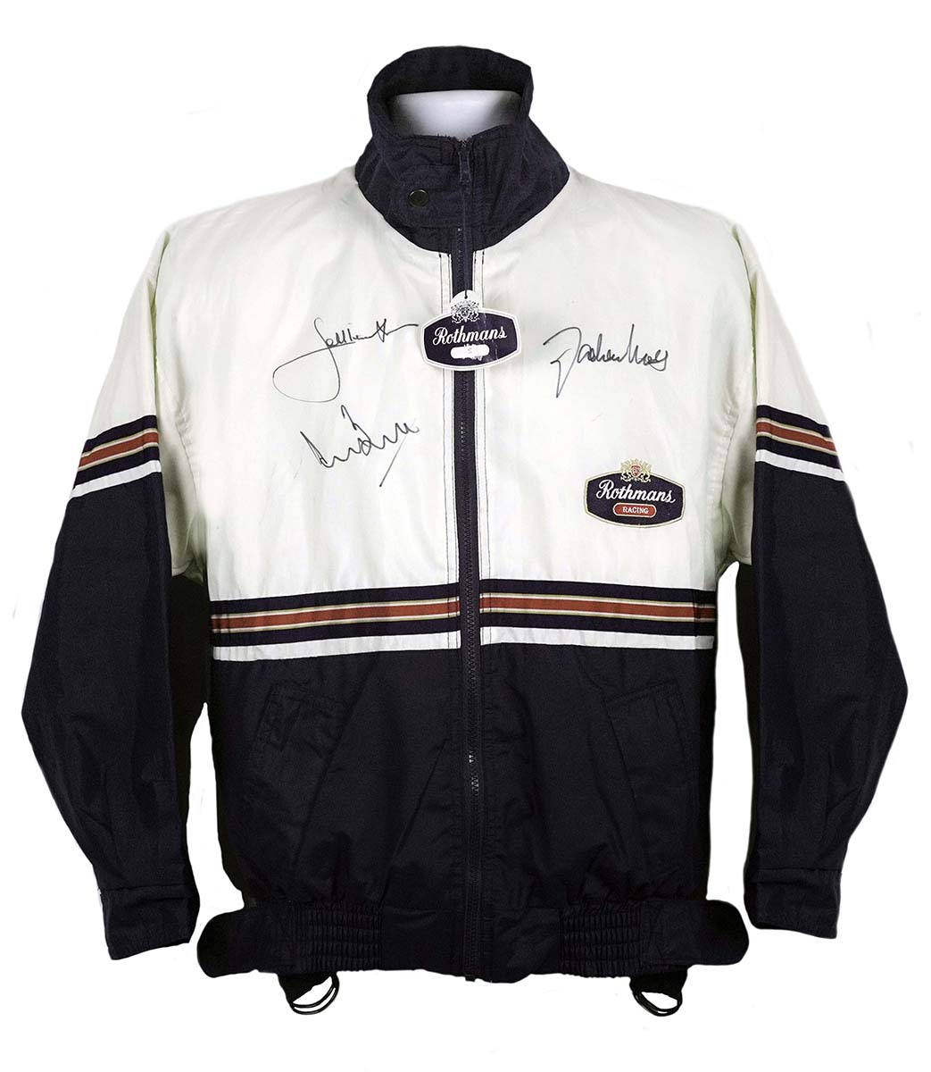 1982 Ickx Bell Mass Rothmans Porsche Signed Le Mans Original Team Issue Driver Jacket