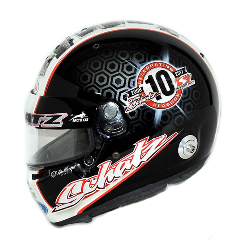 2017 Donnie Schatz 10th Anniversary Tony Stewart Racing Helmet Signed by Stewart