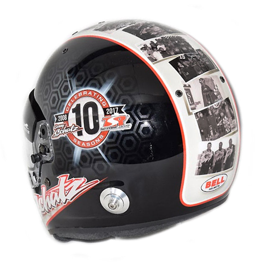 2017 Donnie Schatz 10th Anniversary Tony Stewart Racing Helmet Signed by Stewart