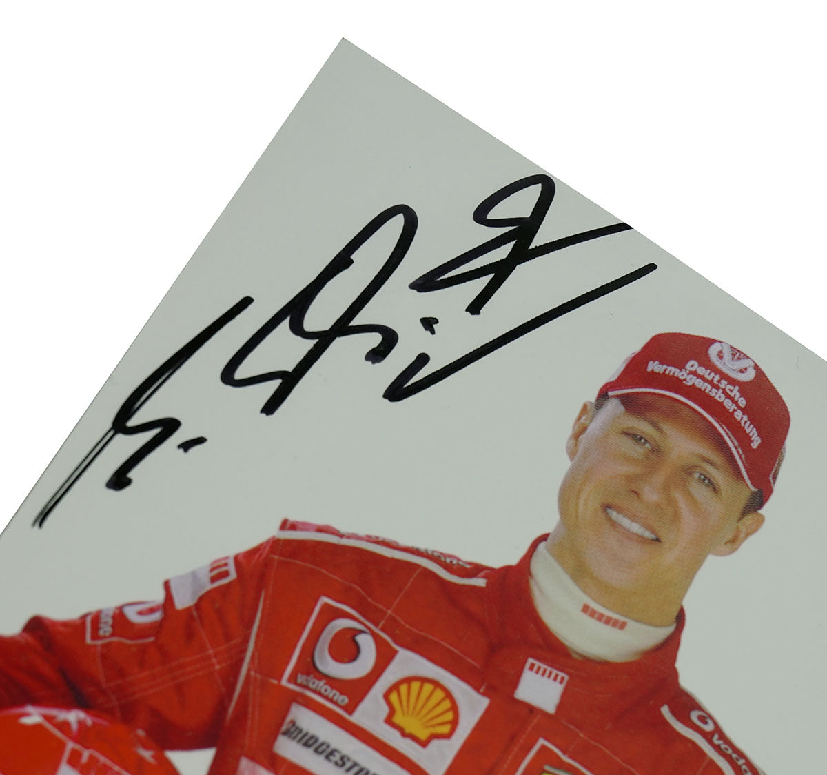 2006 Michael Schumacher Signed Scudera Ferrari F1 Photocard