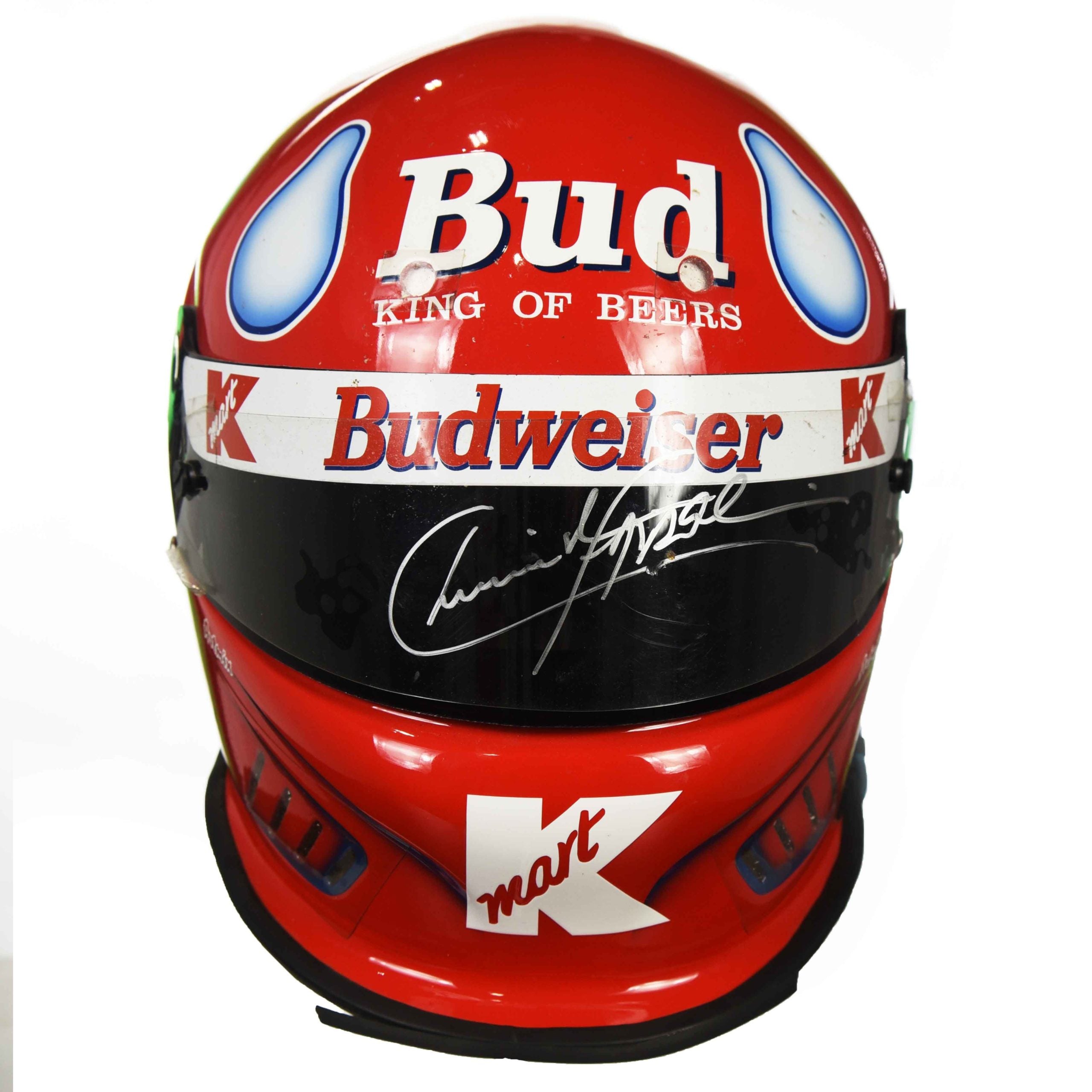 1996 Christian Fittipaldi Signed Race Used Newman-Haas Bell Feuling IndyCar Helmet