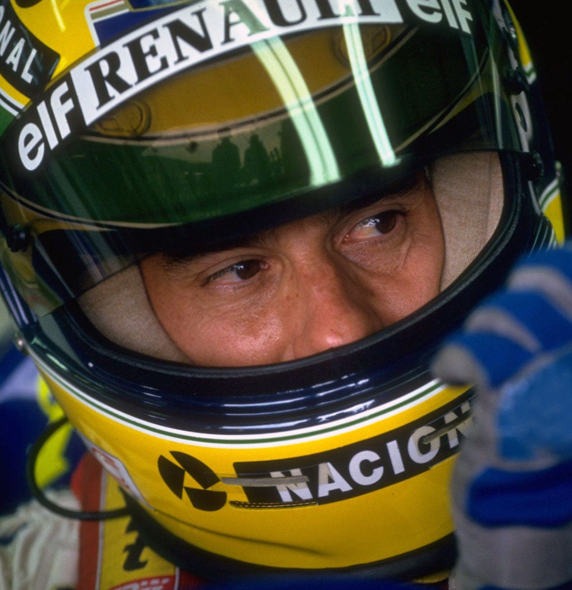 1994 Ayrton Senna Replica Bell M3 Rothmans Williams Renault F1 Helmet