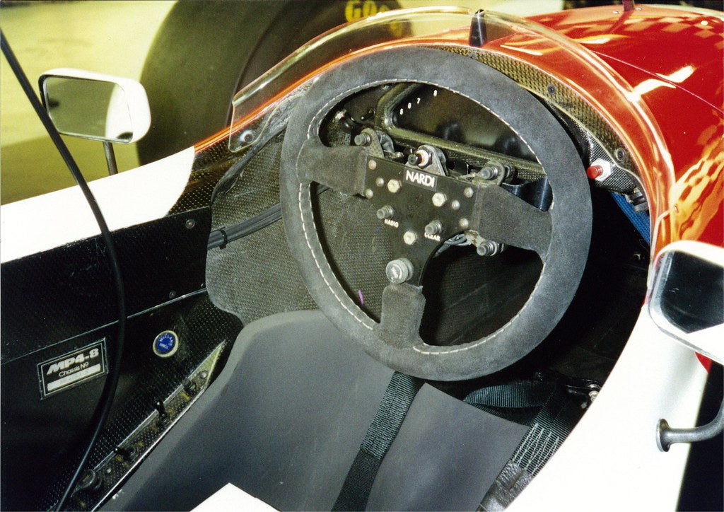 1993 Ayrton Senna Race Used McLaren MP4/8 F1 Steering Wheel