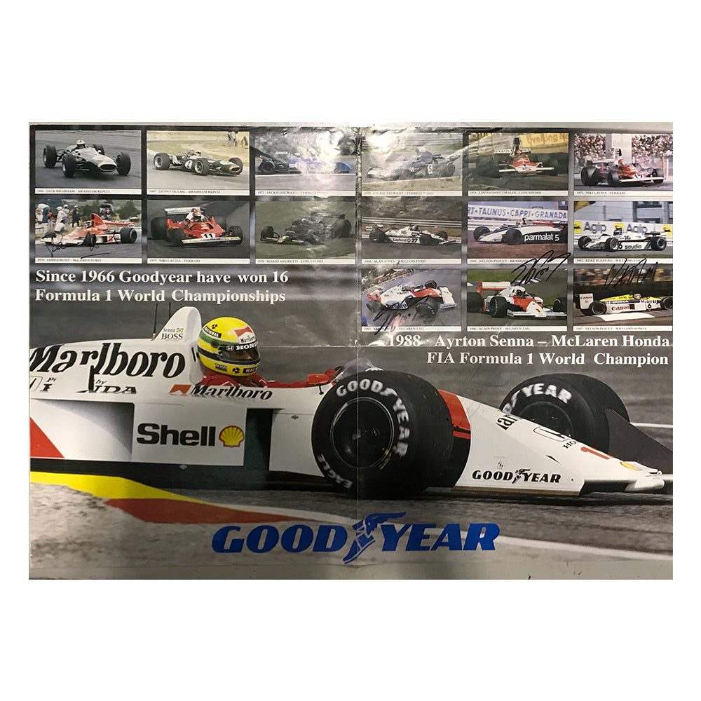 1988 Multi World Champion Signed Poster