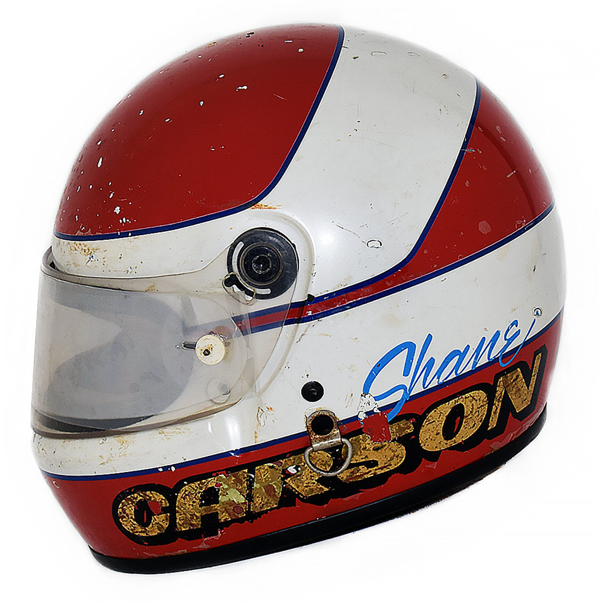 1980's Shane Carson Race Used Sprint Car Helmet