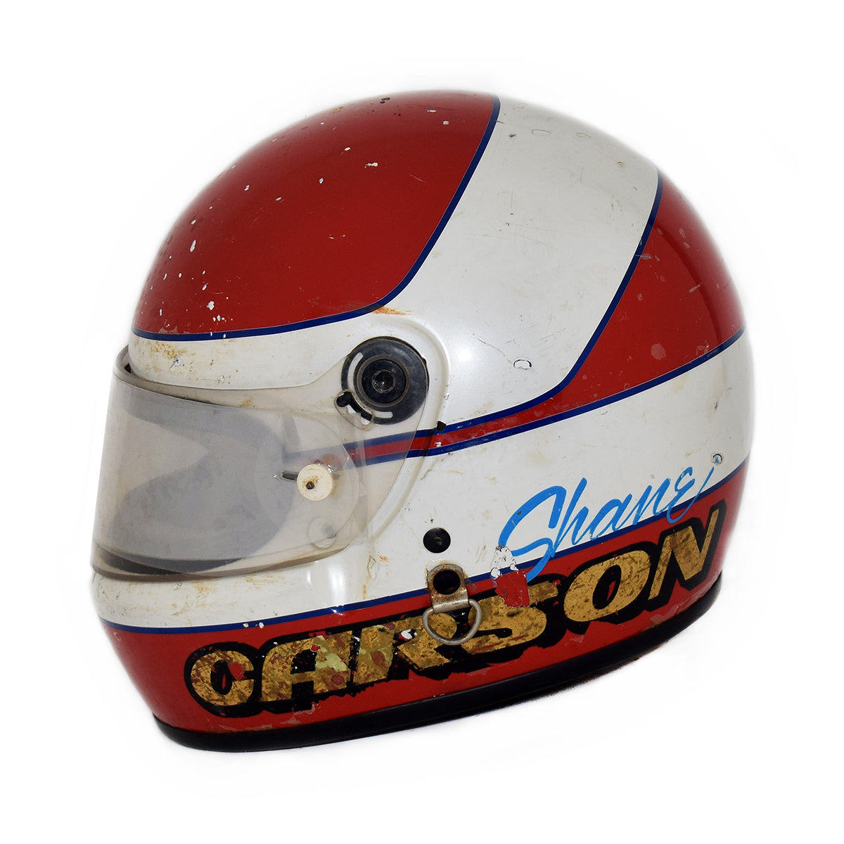 1980's Shane Carson Race Used Sprint Car Helmet