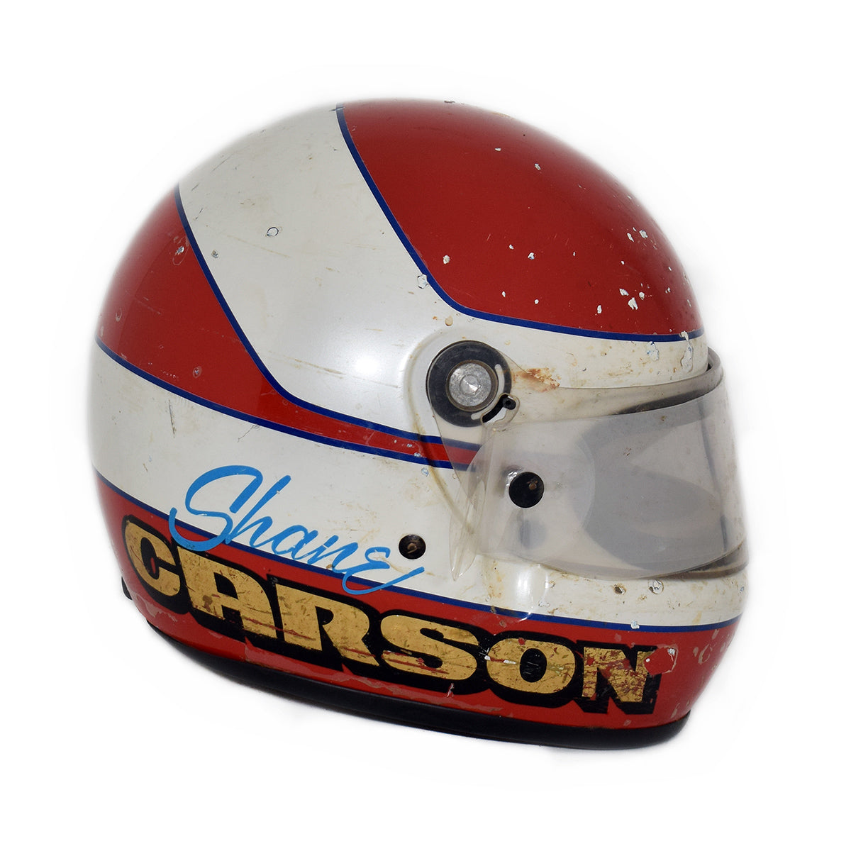 1980's Shane Carson Race Used Sprint Car Helmet