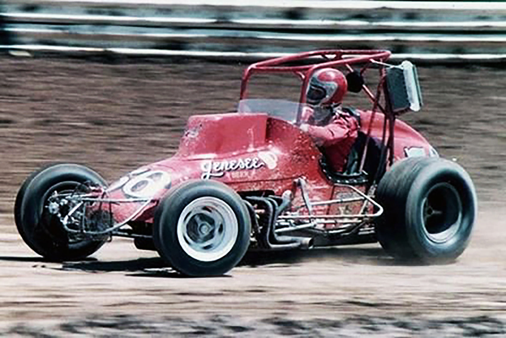 1976 Sheldon Kinser Race Used Bell Star USAC Sprint Car Helmet