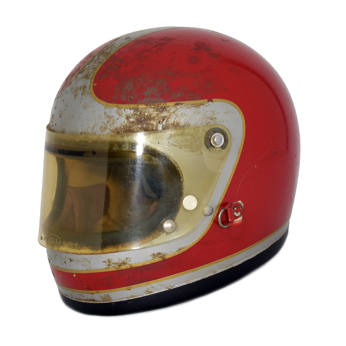 1976 Sheldon Kinser Race Used Bell Star USAC Sprint Car Helmet