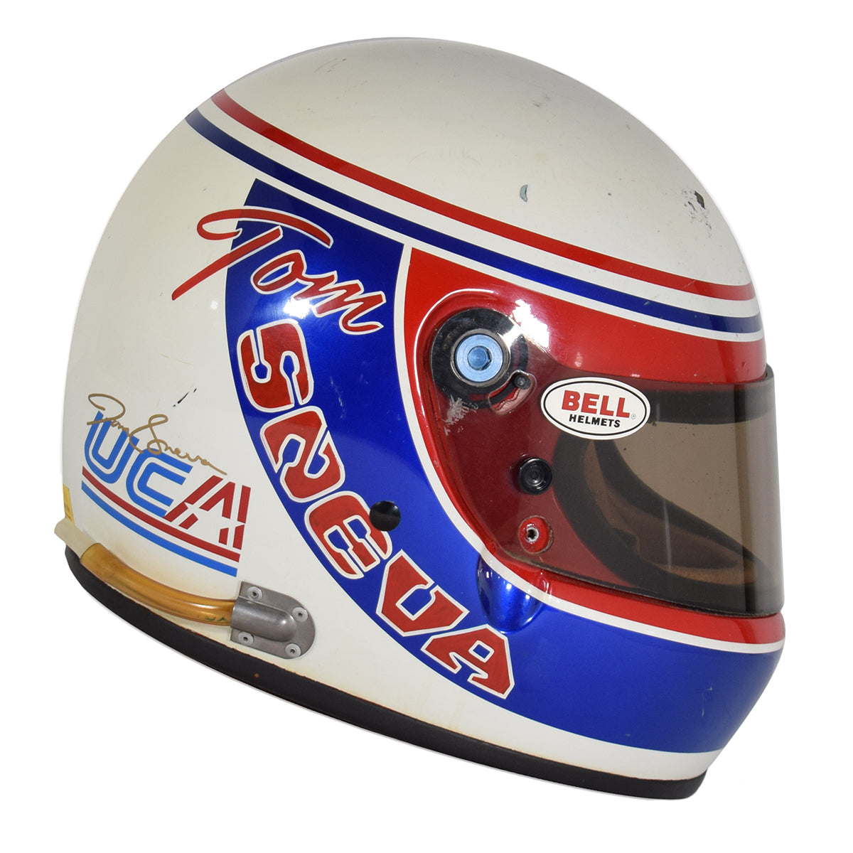 1988 Tom Sneva Race Used Indy 500 Bell XFM 1 Helmet