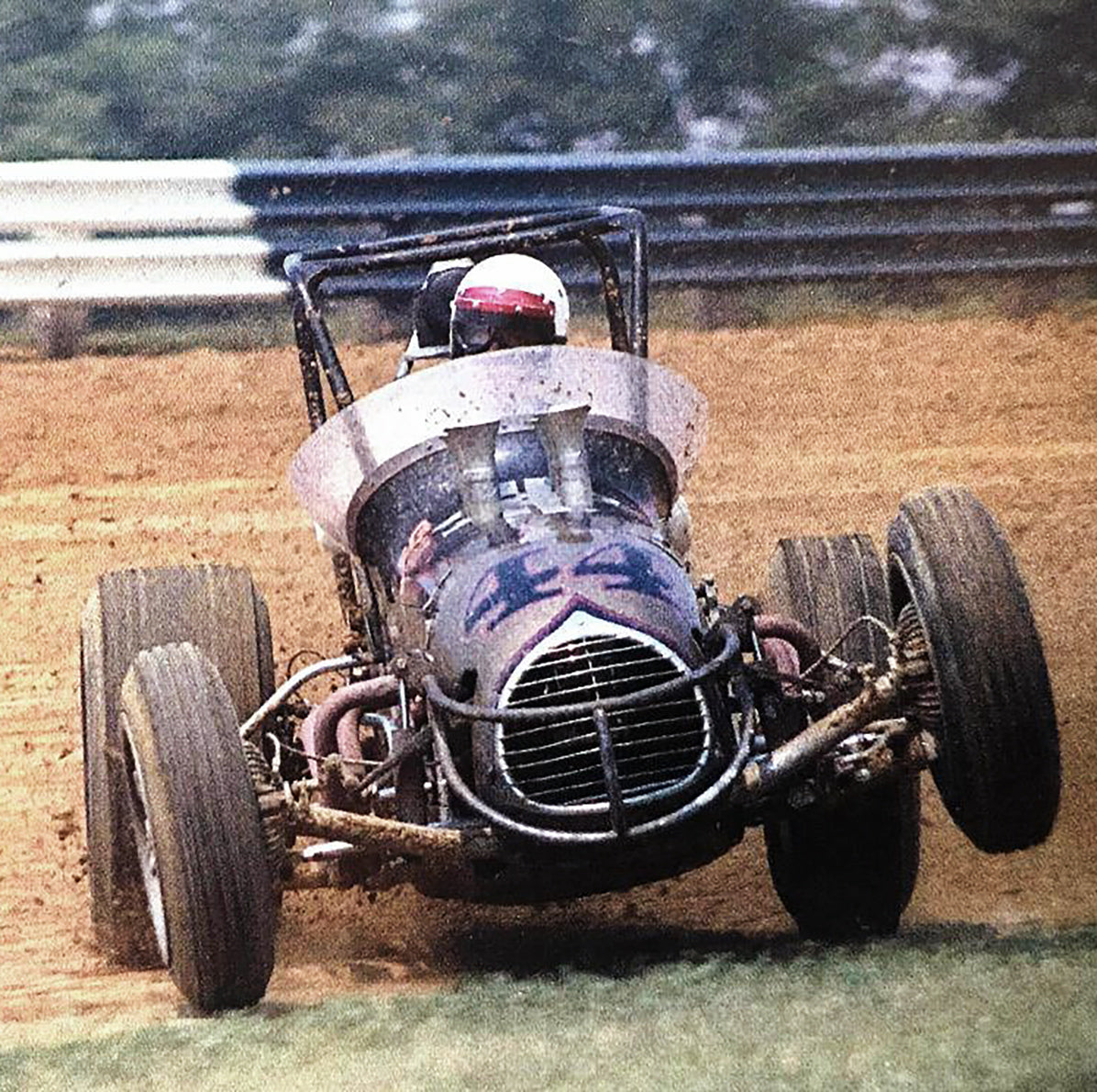 1960’s George Snider Race Used USAC Sprint Car Helmet