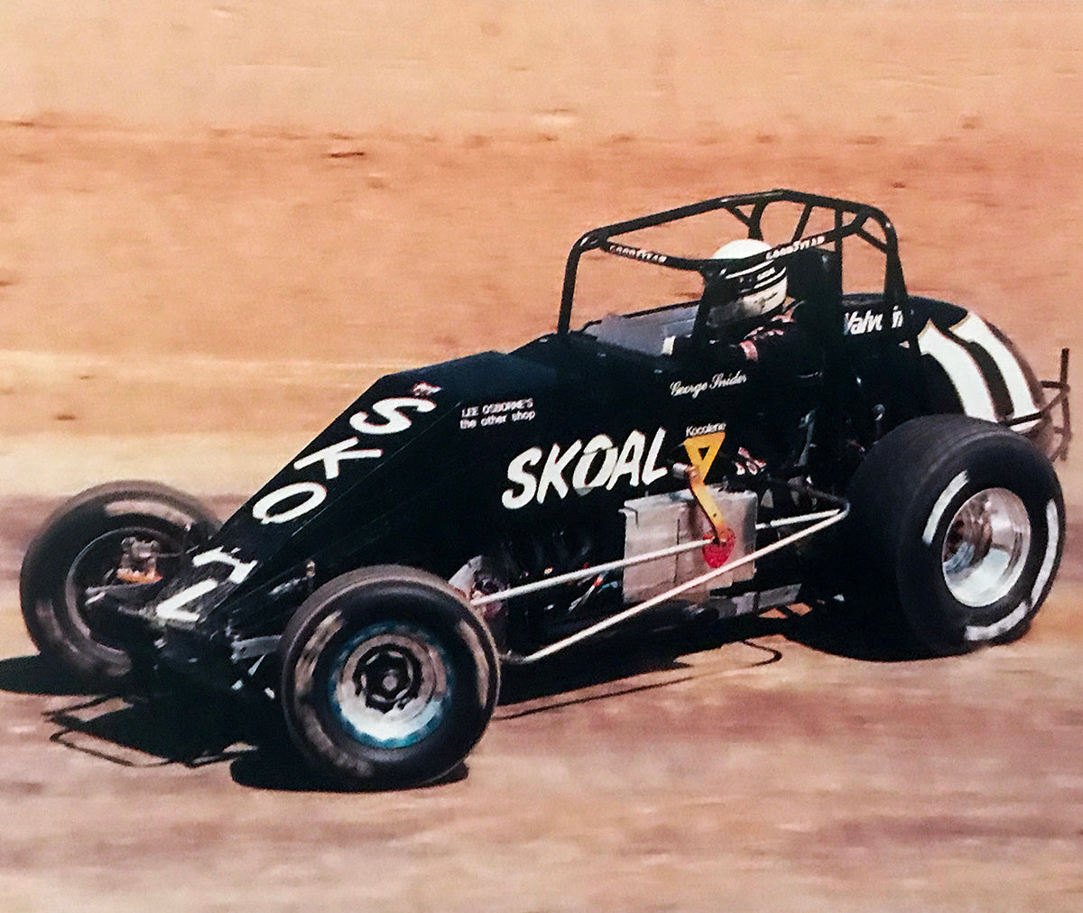 1989 George Snider Race Used Sprint Car Helmet