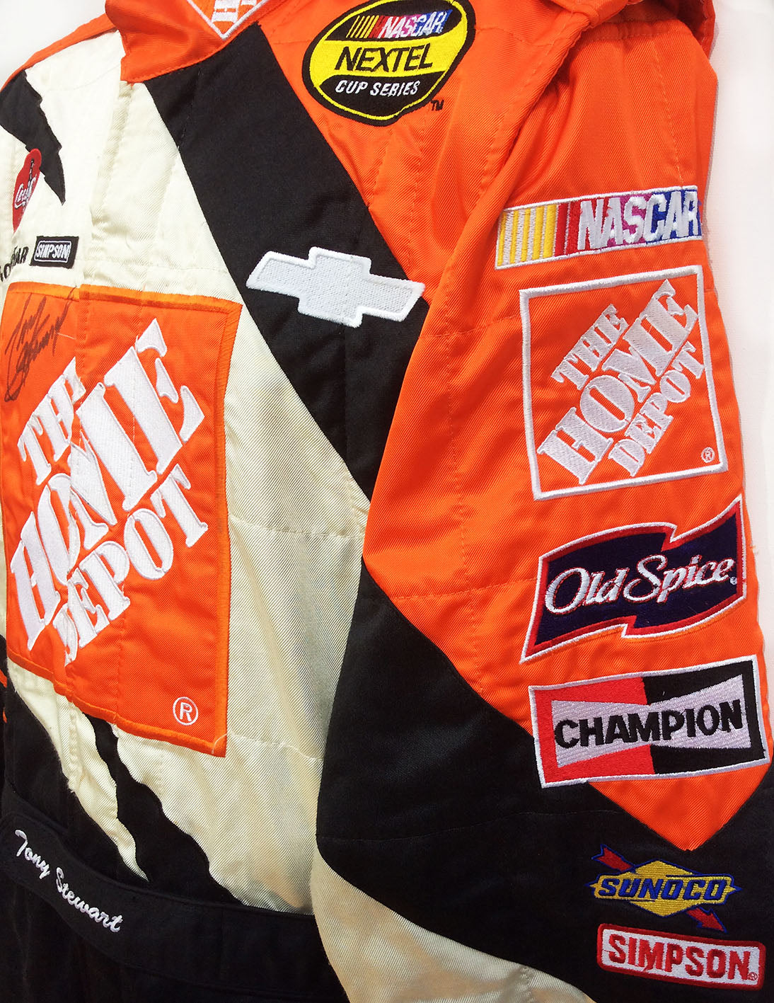 2004 Tony Stewart Signed Race Used Home Depot NASCAR Suit