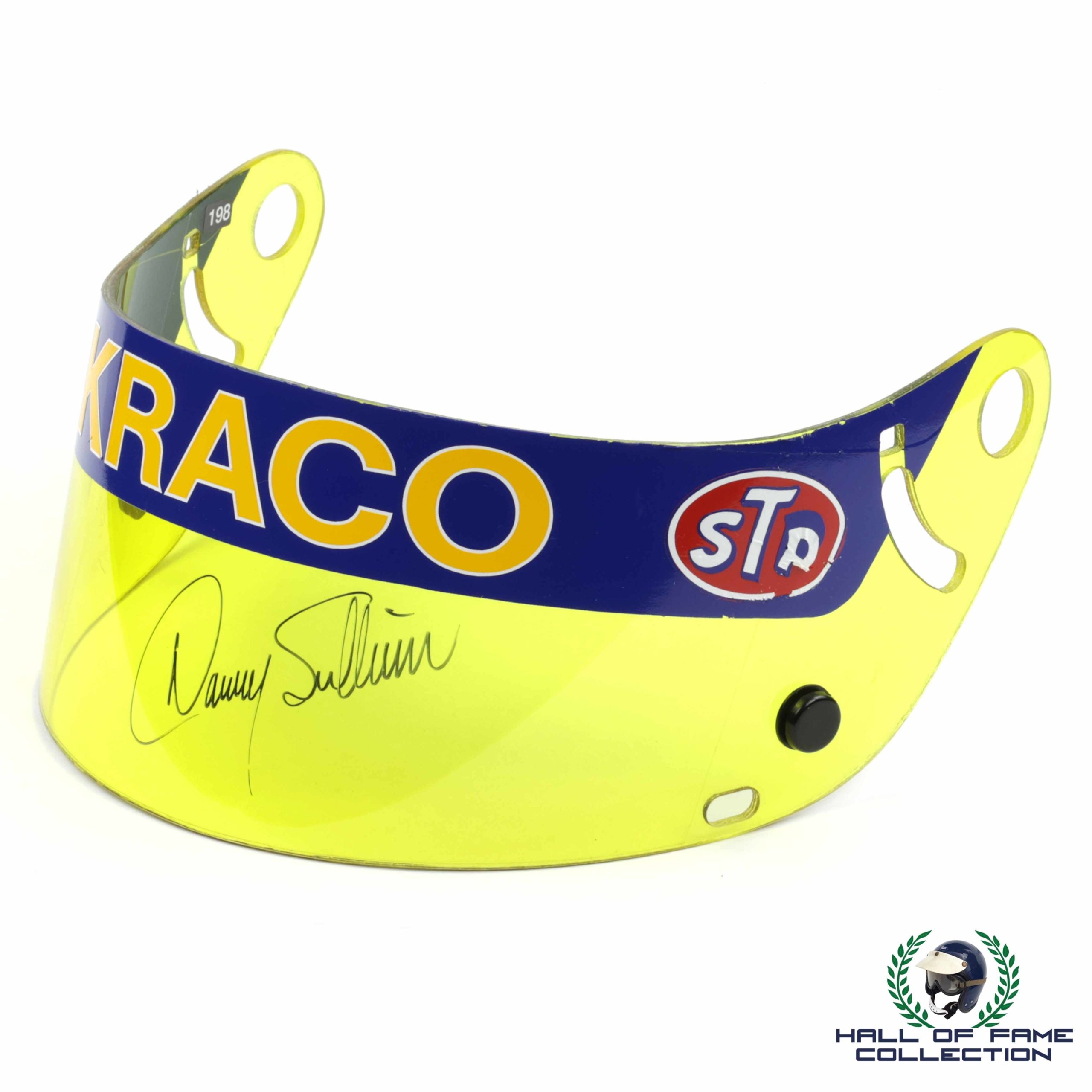 1992 Danny Sullivan Signed Race Used Galles-Kraco Racing Arai IndyCar Visor