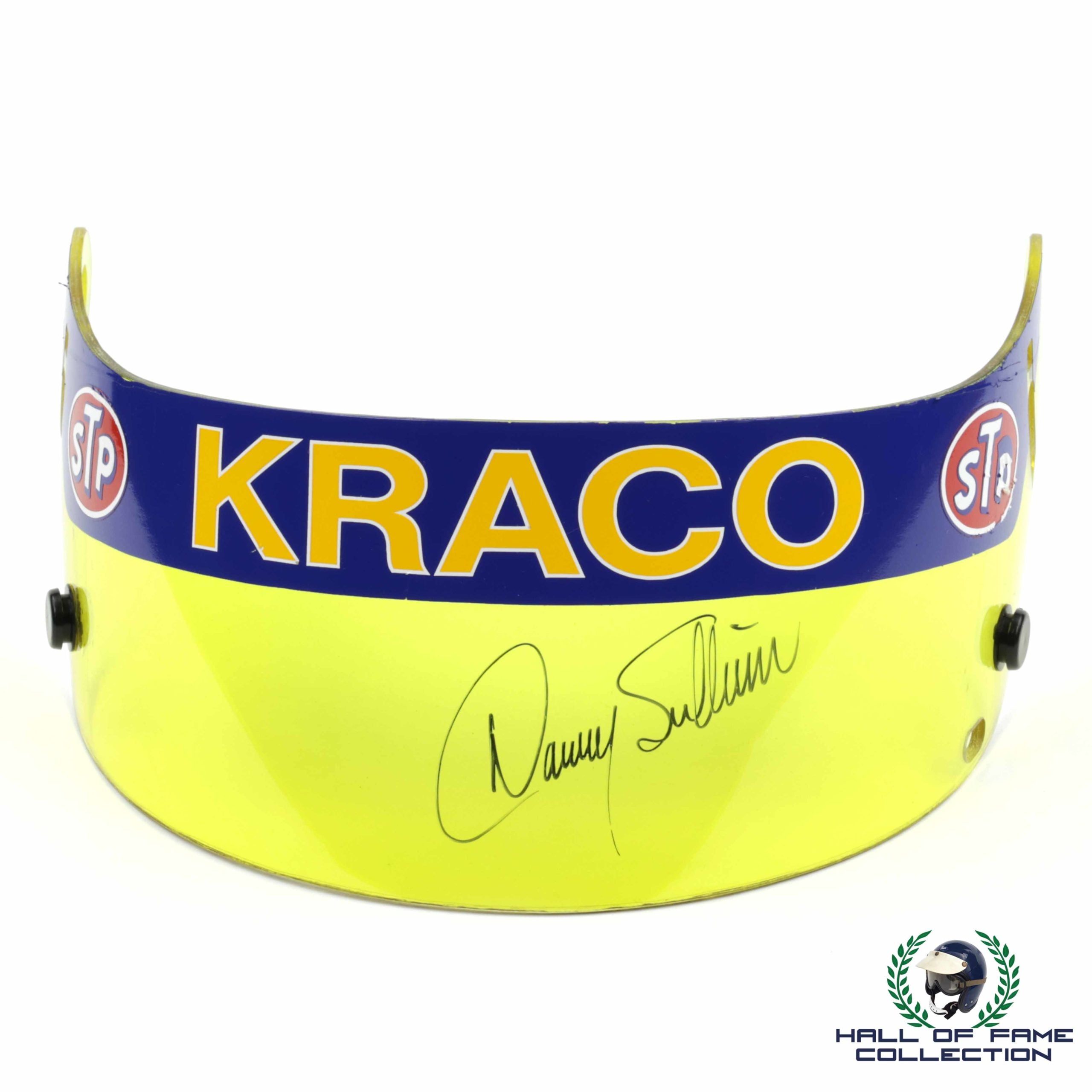 1992 Danny Sullivan Signed Race Used Galles-Kraco Racing Arai IndyCar Visor