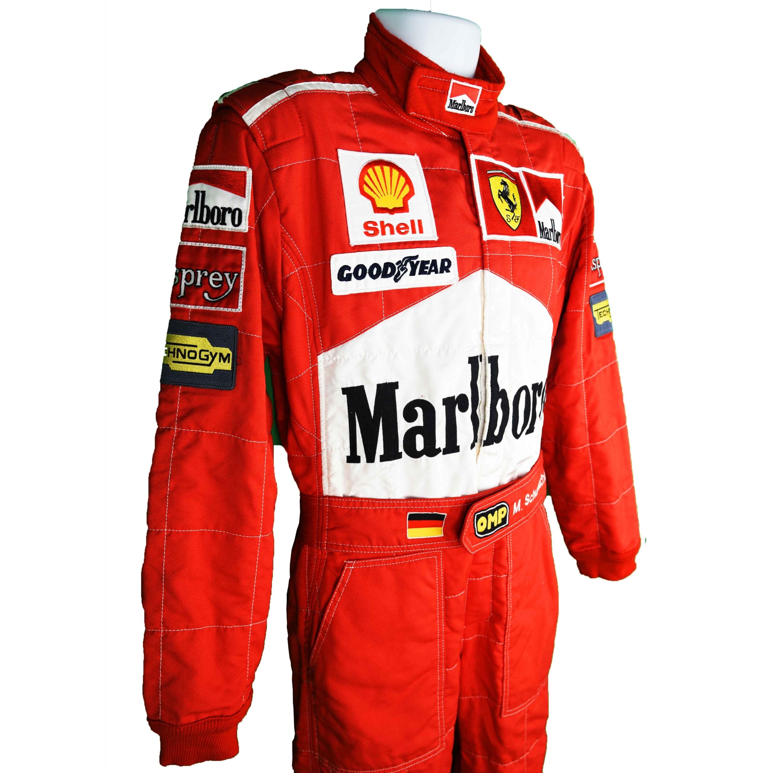 1997 Michael Schumacher Race Winning Canadian Grand Prix Scuderia Ferrari F1 Suit