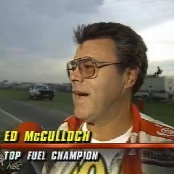 1992 Ed ‘The Ace’ McCulloch McDonalds Top Fuel race used helmet