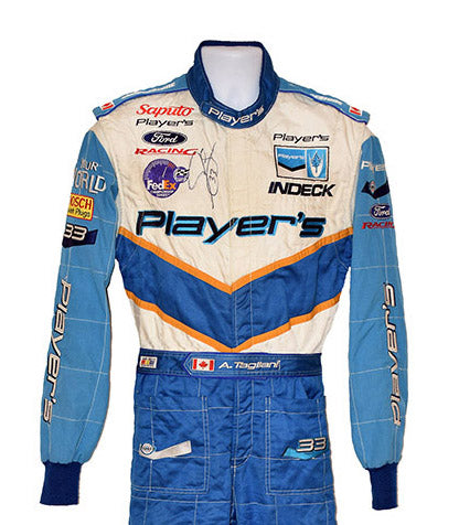 2002 Alex Tagliani Race Worn Players IndyCar Suit