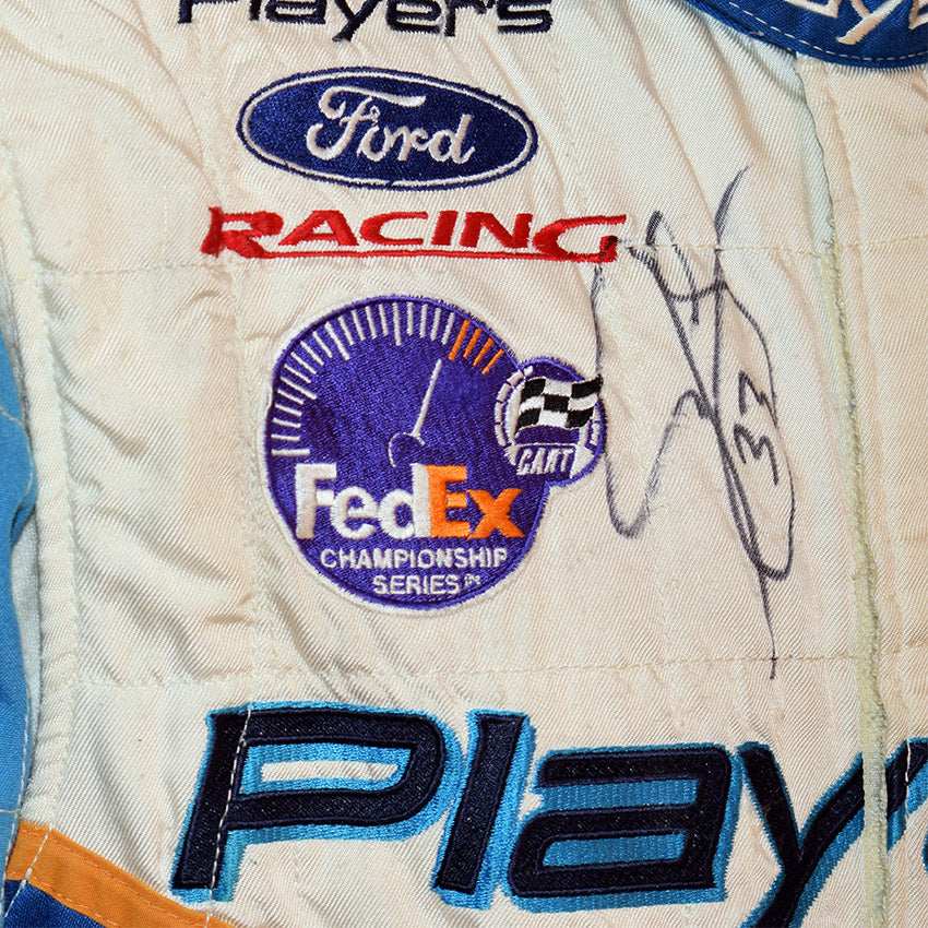 2002 Alex Tagliani Race Worn Players IndyCar Suit