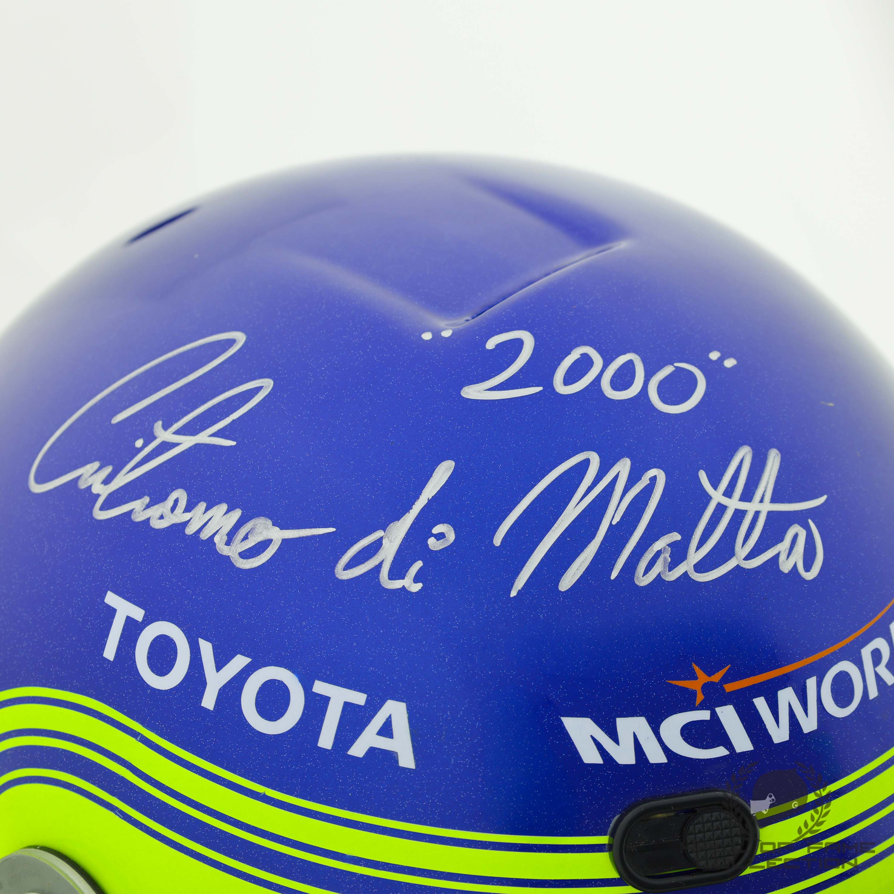 2000 Cristiano Da Matta Signed PPI Motorsports Replica Indycar Helmet