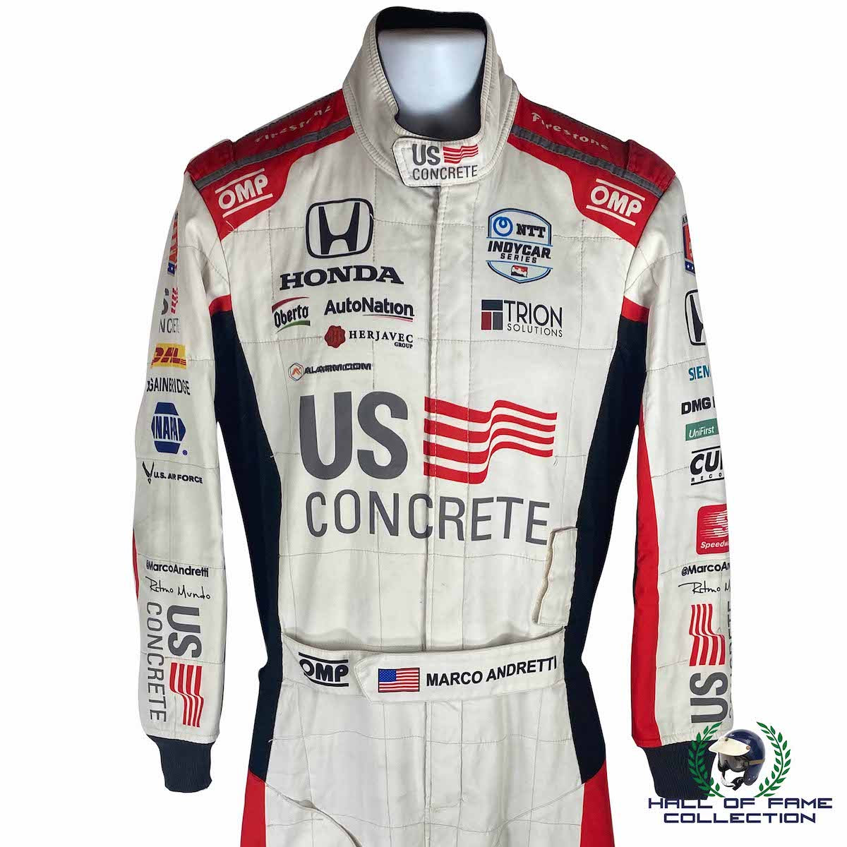 2019 Marco Andretti Race Used Andretti Autosport IndyCar Suit