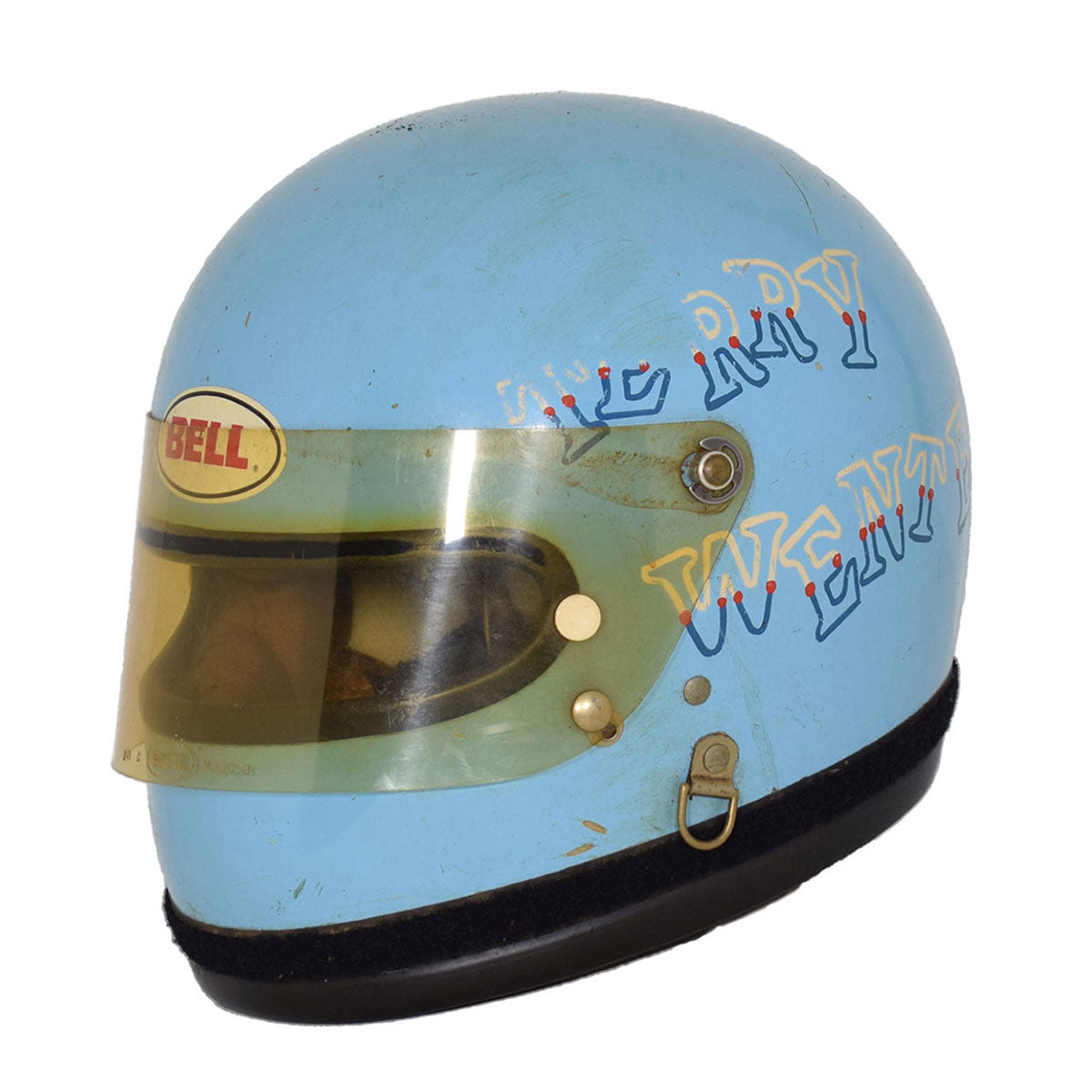 1980's Terry Wente Race Used USAC Midget helmet