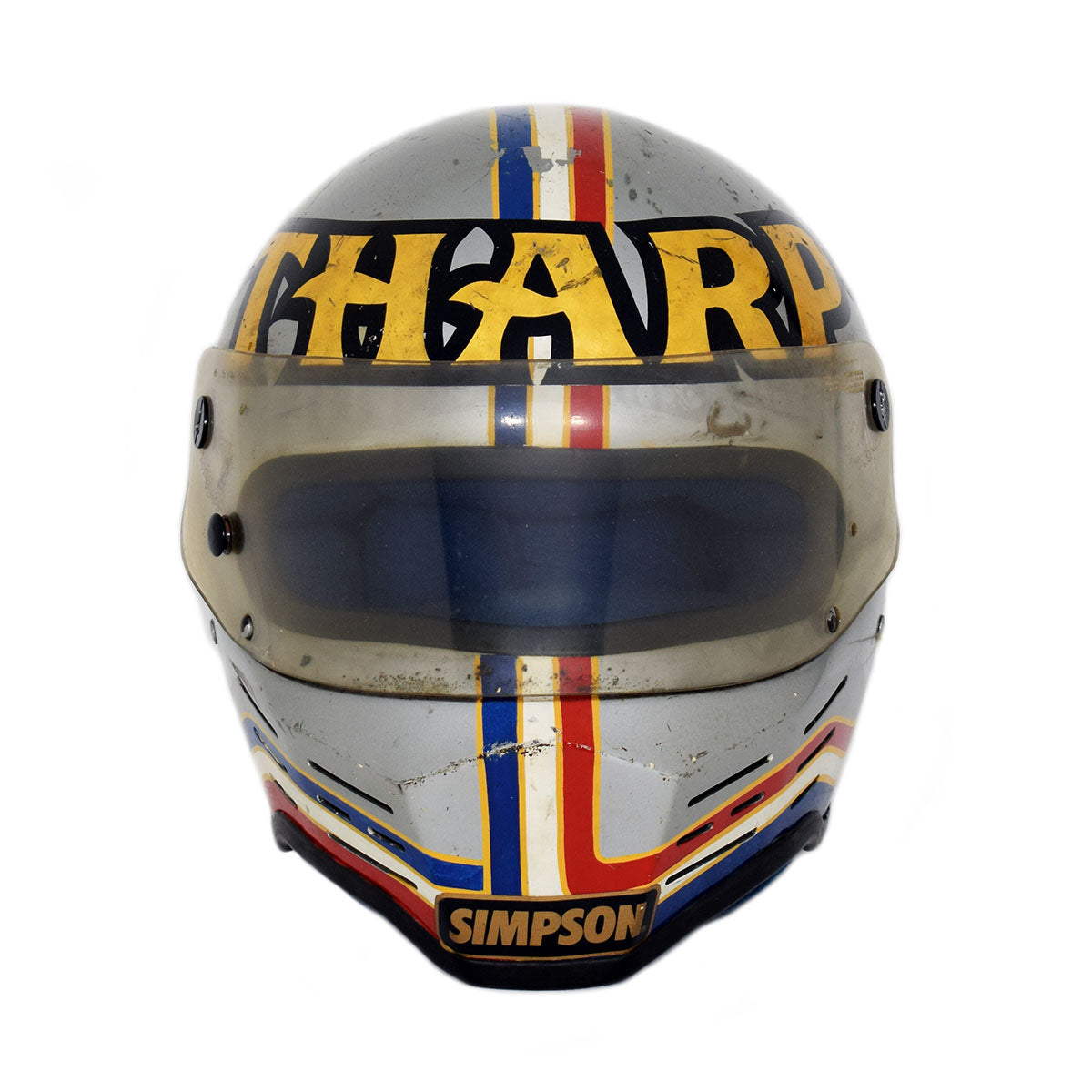 1980's Richard Tharp Race Used Top Fuel Drag Racing Helmet