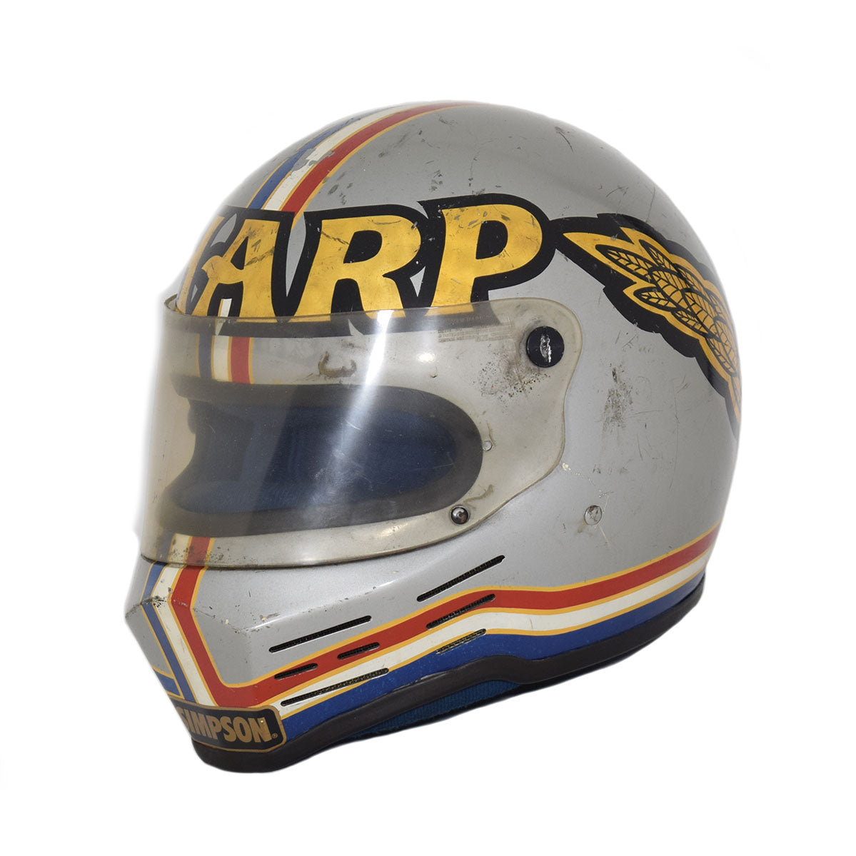 1980's Richard Tharp Race Used Top Fuel Drag Racing Helmet