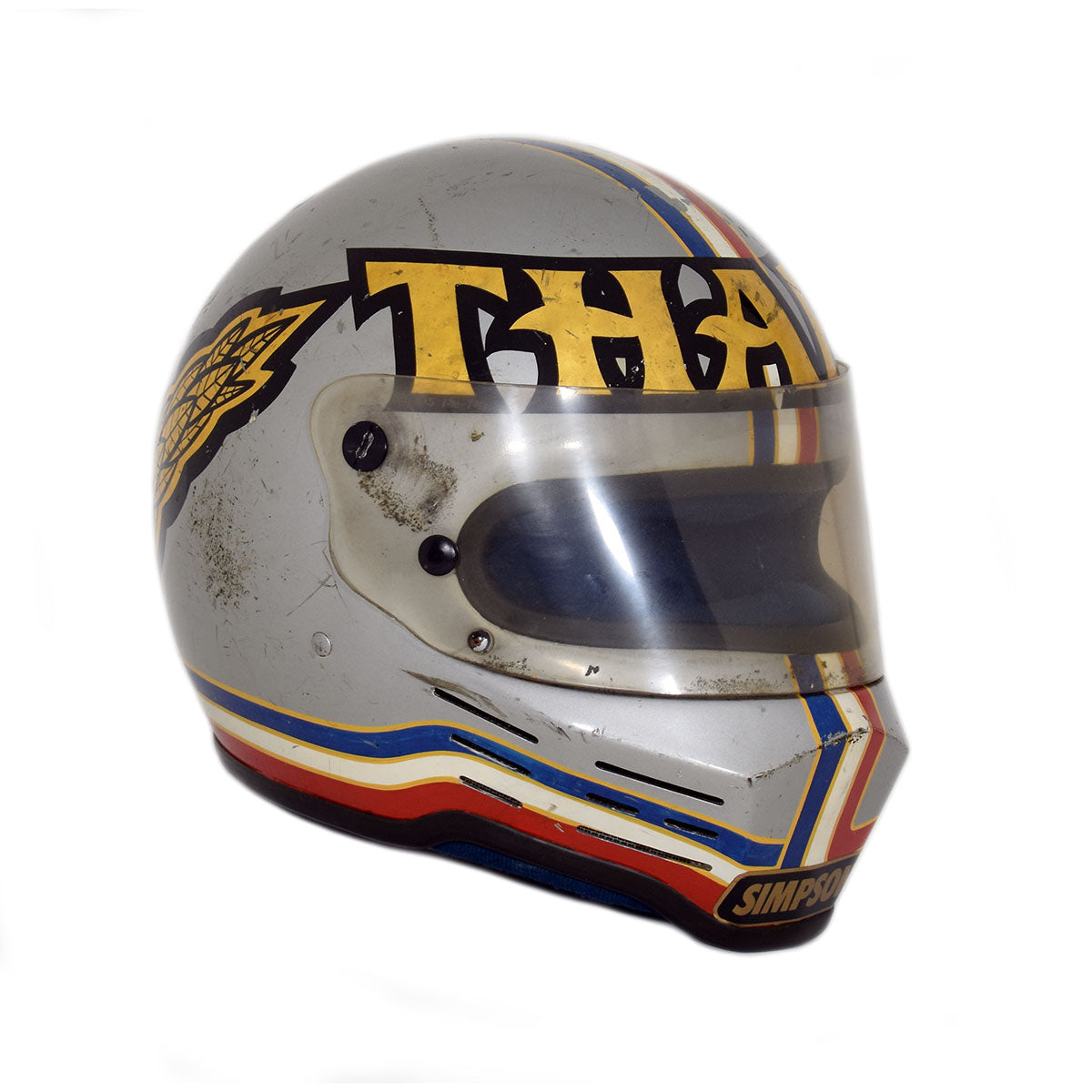 1980's Richard Tharp Race Used Top Fuel Drag Racing Helmet