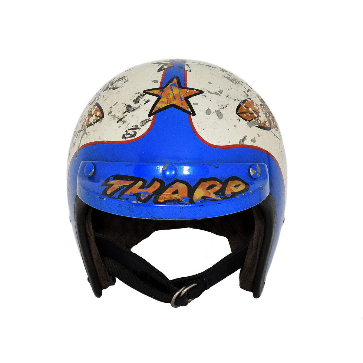 Mid 1970's Richard Tharp Race Worn Funny Car Helmet