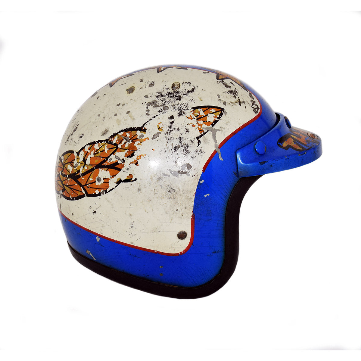 Mid 1970's Richard Tharp Race Worn Funny Car Helmet