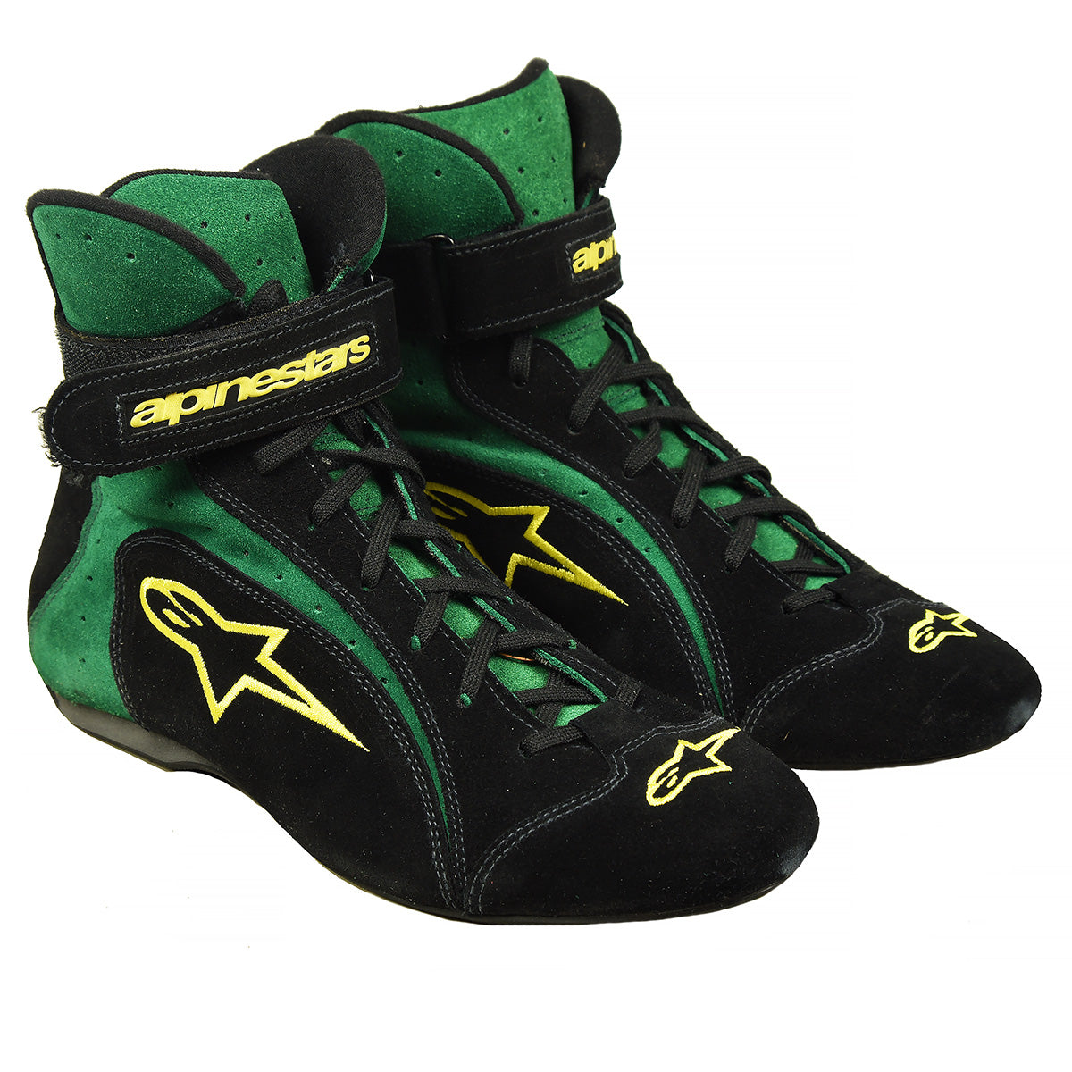 2002 Paul Tracy Original Team Kool Green Alpinestars IndyCar Boots