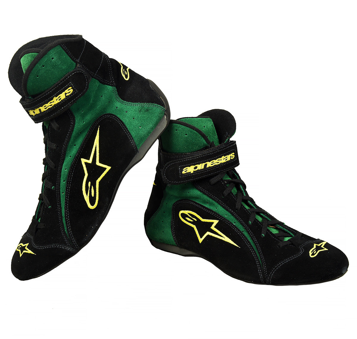 2002 Paul Tracy Original Team Kool Green Alpinestars IndyCar Boots