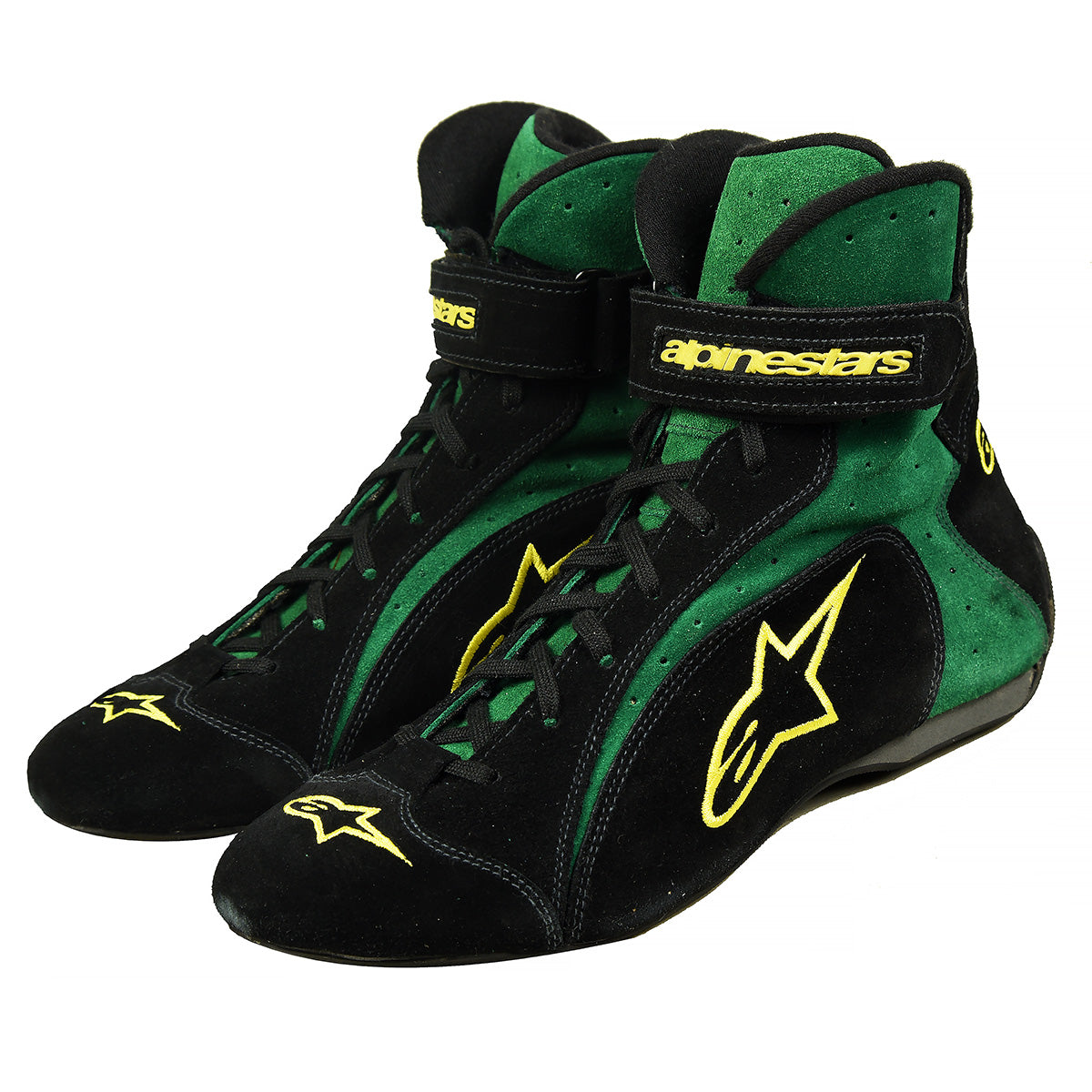 2002 Paul Tracy Original Team Kool Green Alpinestars IndyCar Boots