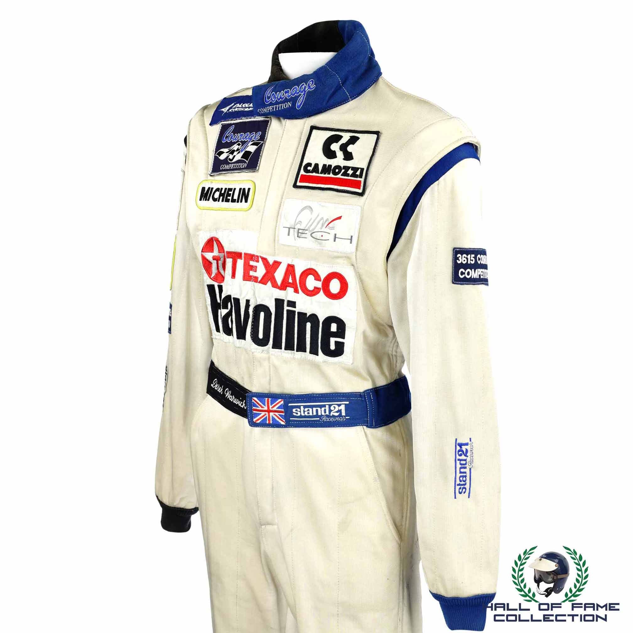 1996 Derek Warwick Race Worn Courage Competition Le Mans Suit